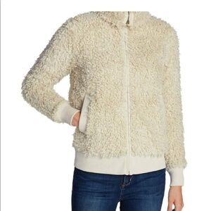 Eddie Bauer Lake Crescent Furry Bomber Jacket *S